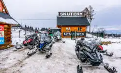 Hotel Białka Tatrzańska Tatry - sněžné skútry u půjčovny